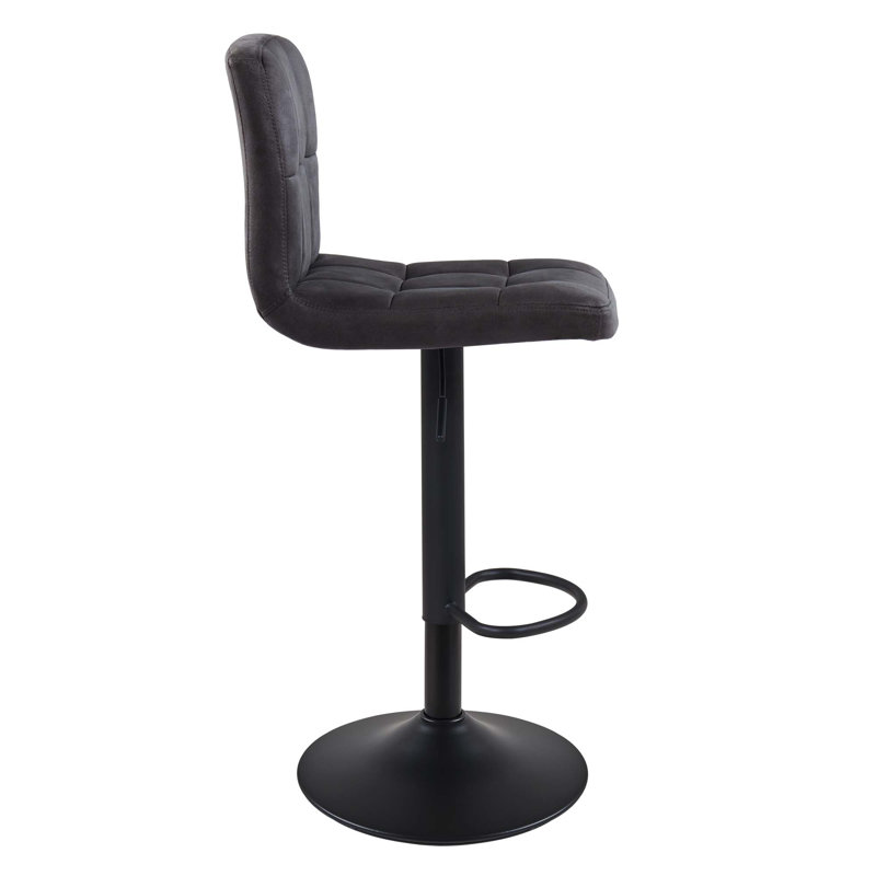 Latitude Run® Amjed Swivel Adjustable Height Bar Stool & Reviews Wayfair